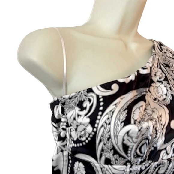 CACHE SILK ONE SHOULDER TOP  Size L - Picture 2 of 16